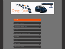 Tablet Screenshot of garagecosta.fr